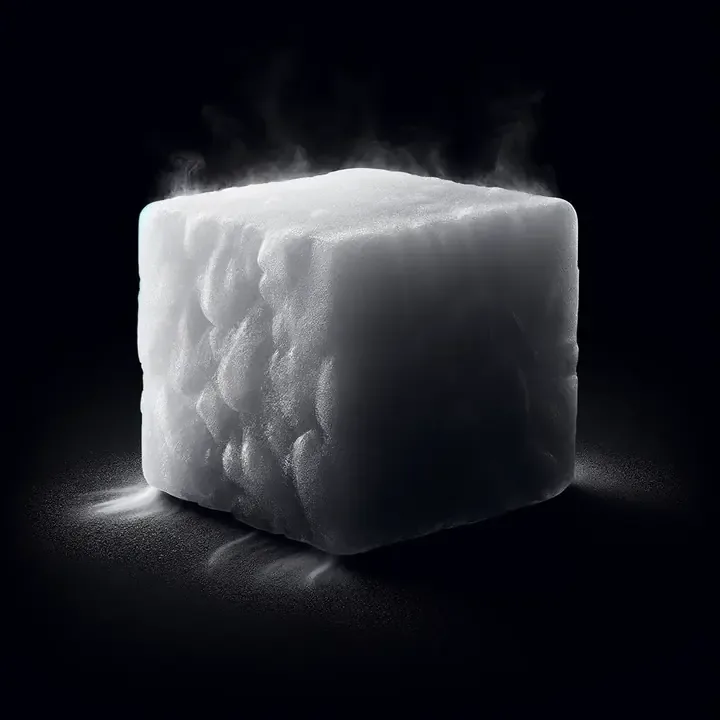Dry ice block