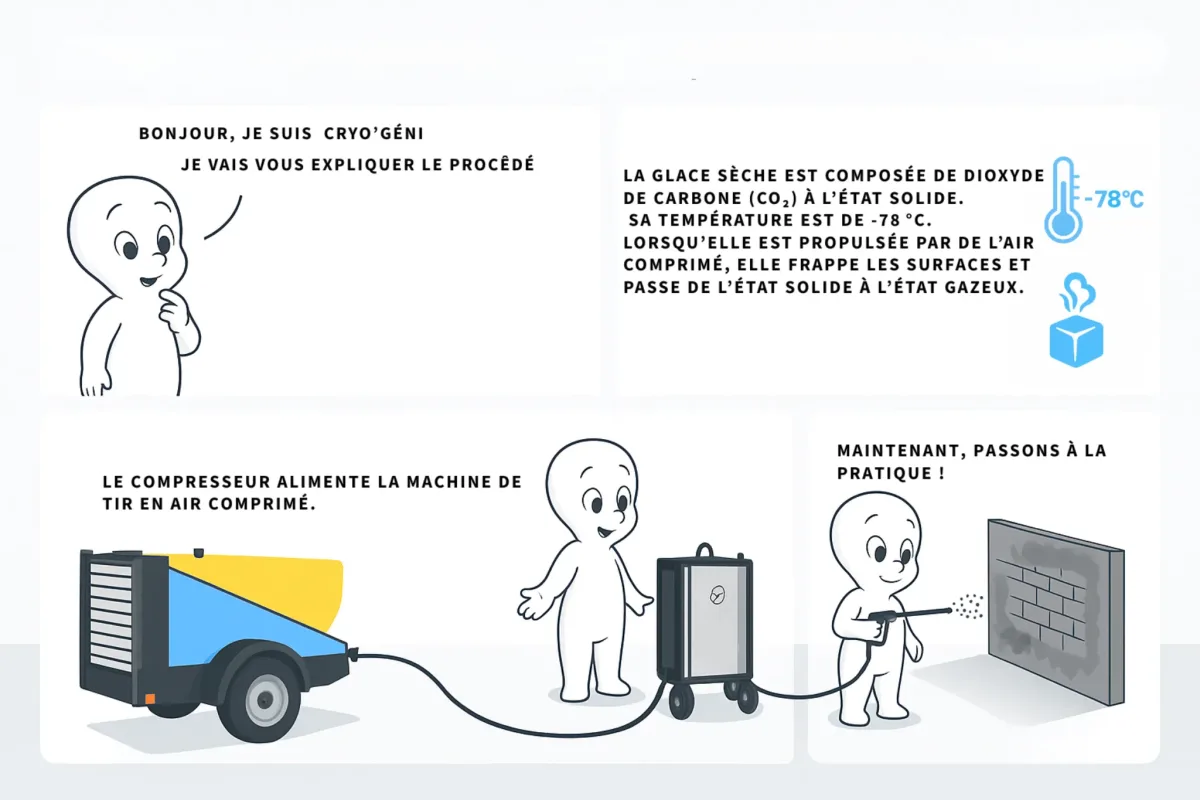 Dry ice cleaning explained by CRYOgeni